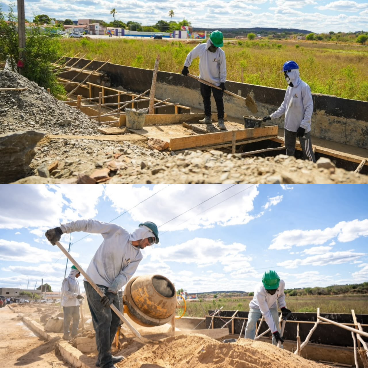 Obras executadas em Caracol - Divulgação/ASCOM