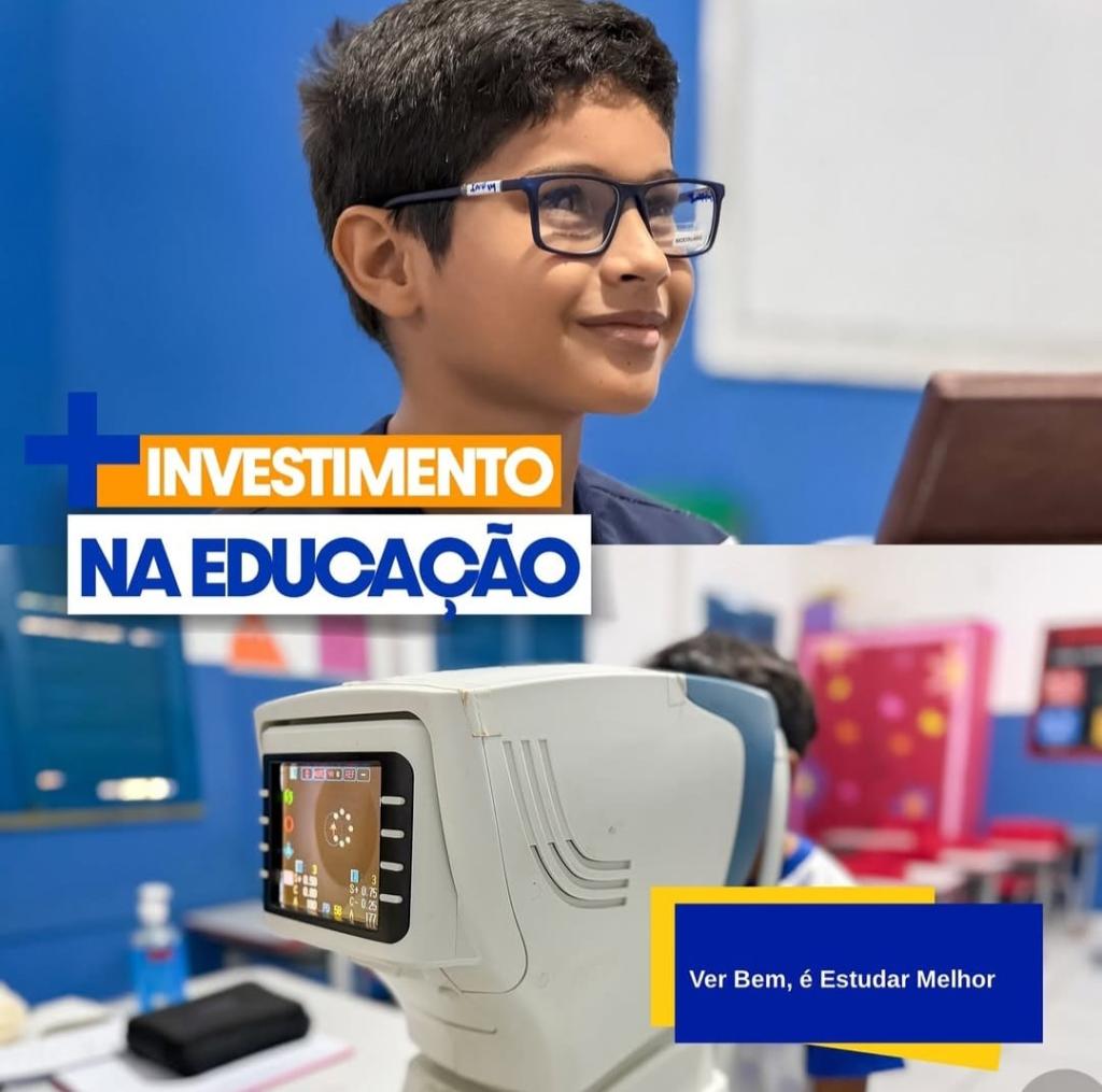 Projeto “Ver Bem, É Estudar Melhor” Divulgação/ASCOM