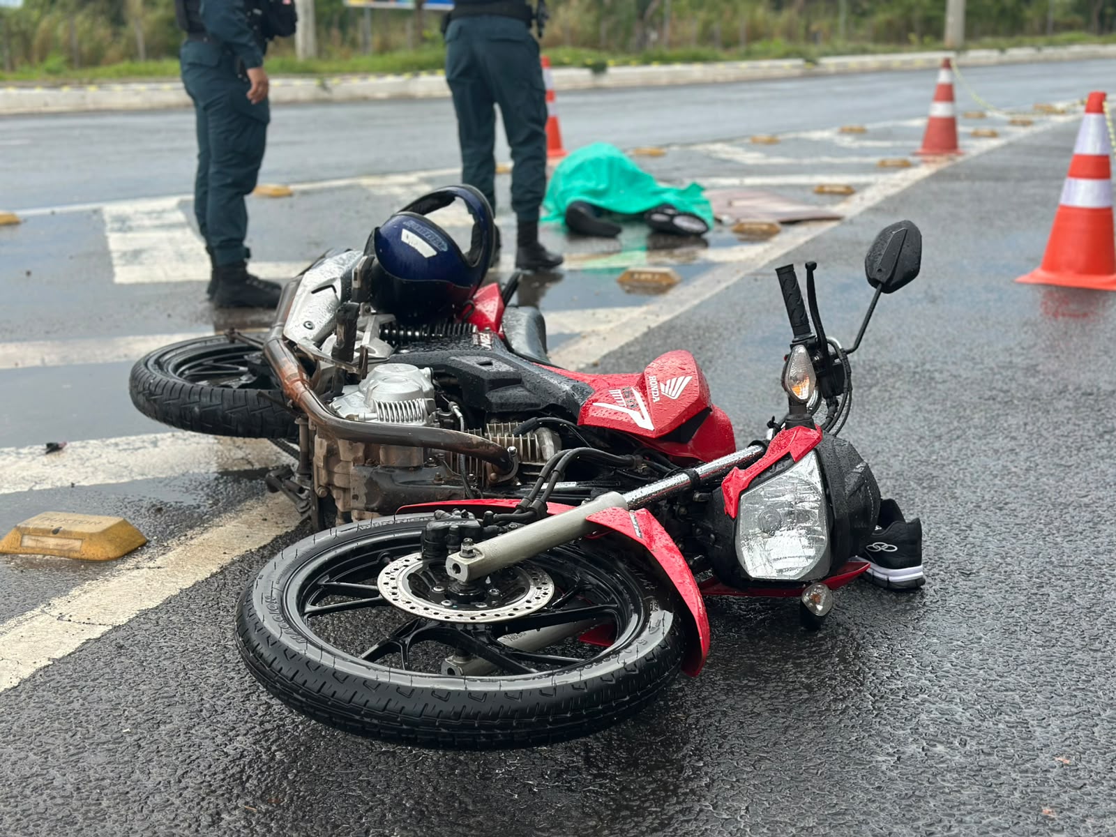 Motociclista morreu após acidente em Teresina - Foto: Thiago Black