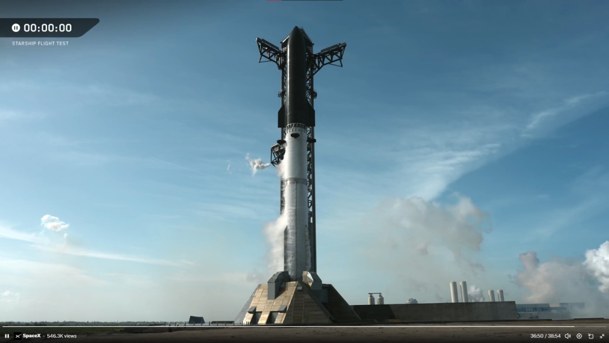 (Foto: Reprodução/ X - SpaceX)