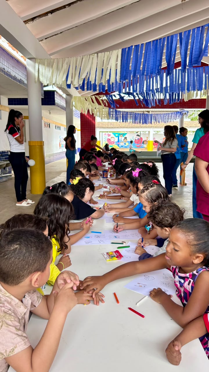  Oficina de saúde bucal para crianças da Creche Zezé Soares - Divulgação/ASCOM Oficina de saúde bucal para crianças da Creche Zezé Soares - Divulgação/ASCOM