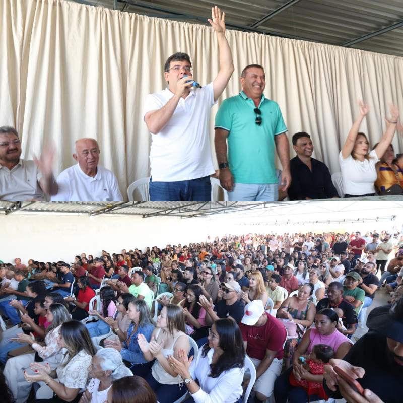 Prefeito de Curimatá recebe governador Rafael Fonteles - Divulgação/ASCOMPrefeito de Curimatá recebe governador Rafael Fonteles - Divulgação/ASCOM