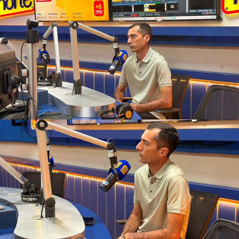 Prefeito de Paulistana durante entrevista à Rádio Meio Norte FM - Foto: Ana Paula Santos