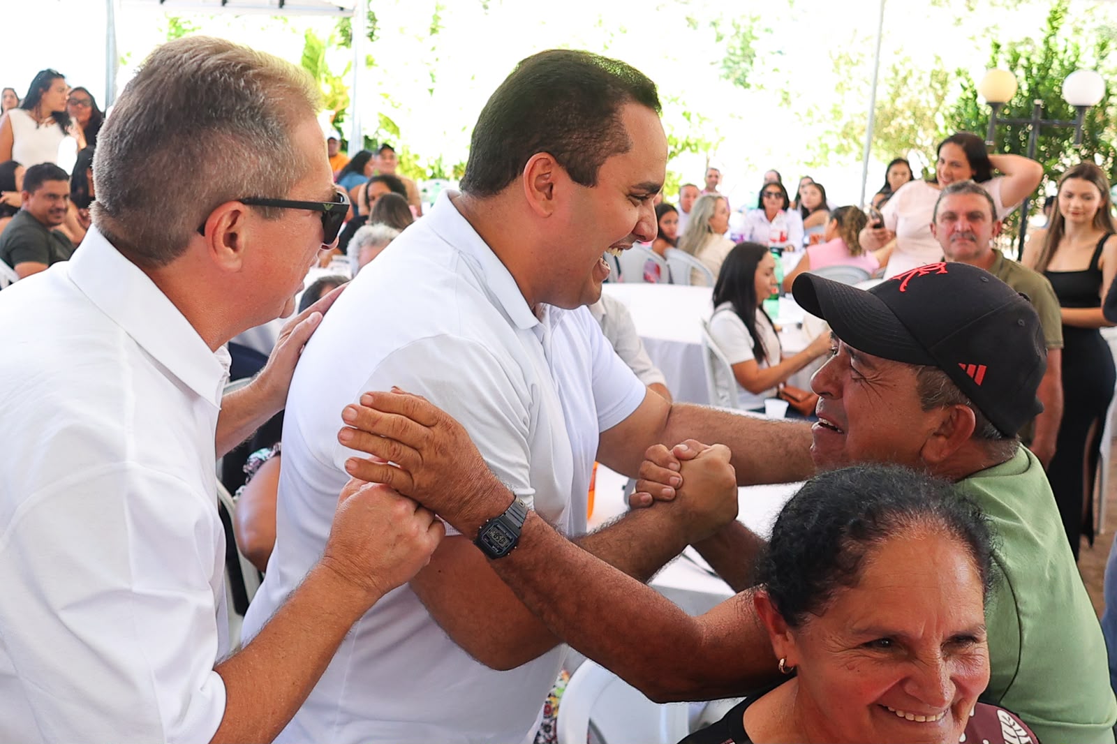 Prefeita Manoelina Borges recebe governador Rafael Fonteles em Sebastião Leal | Divulgação/Ascom