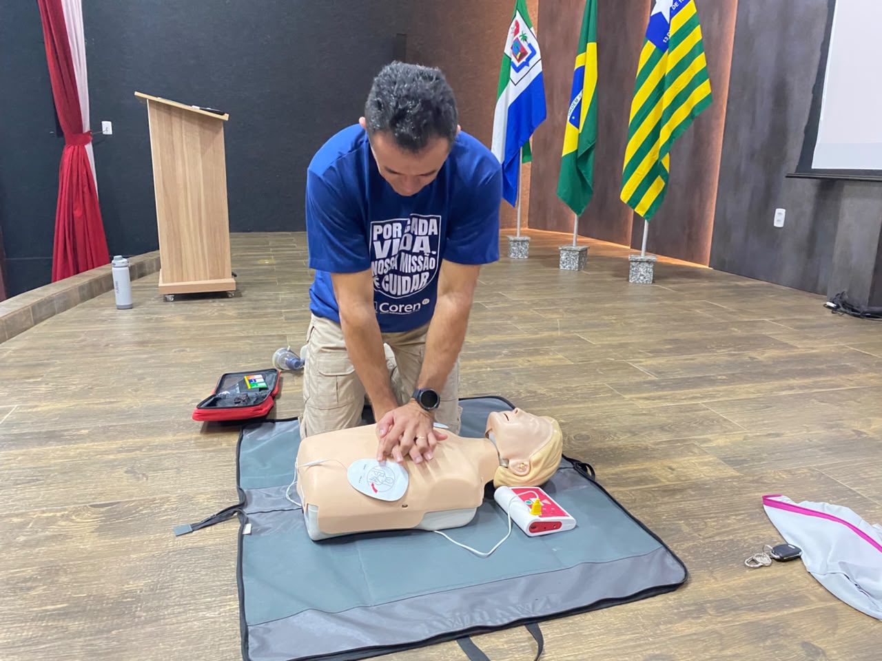 Prefeitura de São João do Arraial promove minicurso de Suporte Avançado de Vida em parceria com o COREN-PI - Imagem 1