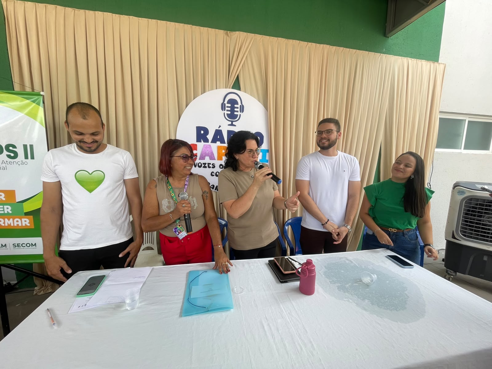 Prefeita Jôve Oliveira participa de edição especial da Rádio CAPS II - Divulgação/ASCOM