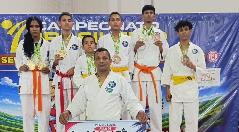 Atletas de São Gonçalo do Gurguéia conquistam títulos no Campeonato Brasileiro de Karatê