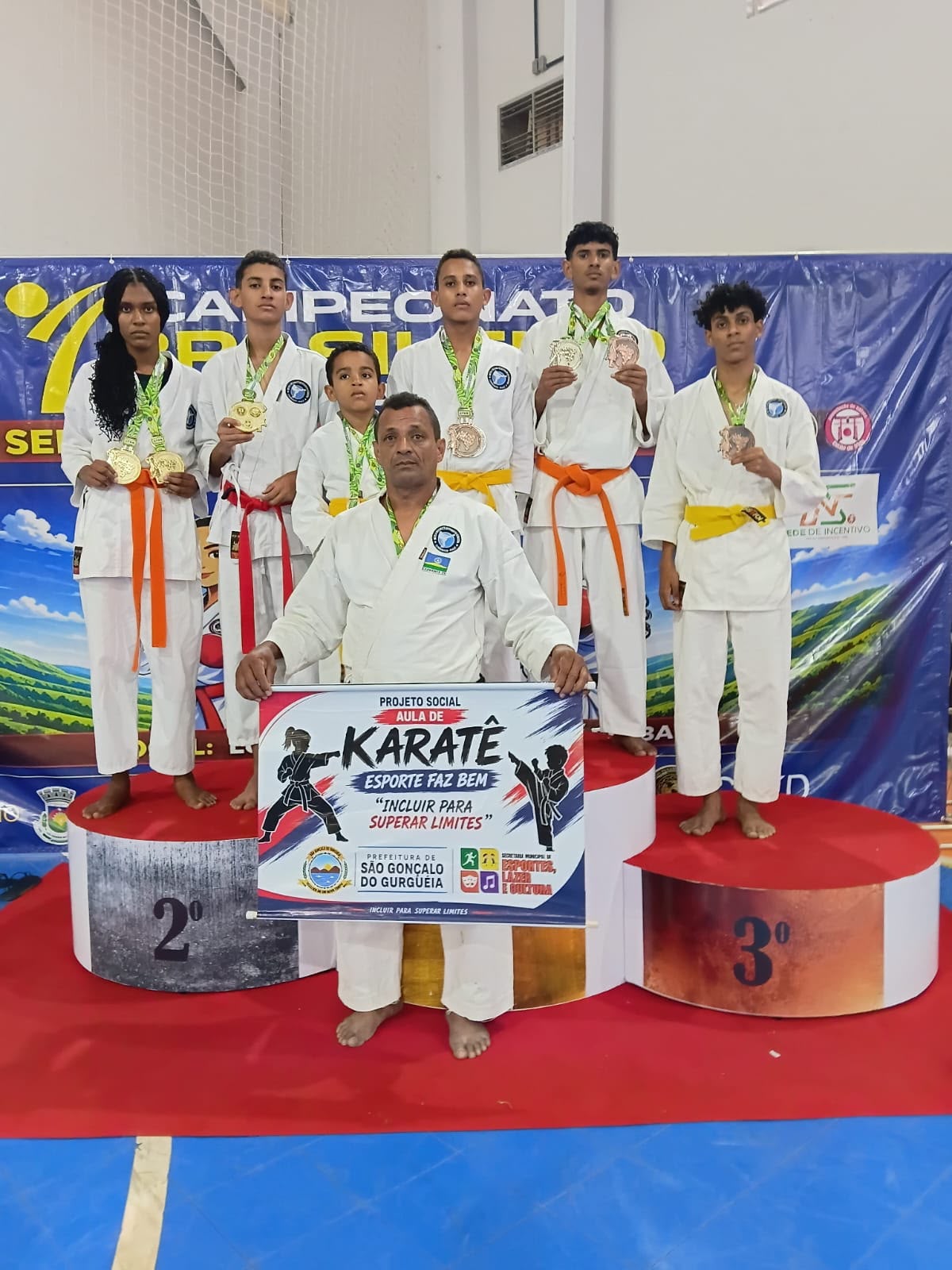 Atletas de São Gonçalo do Gurguéia conquistam títulos no Campeonato Brasileiro de Karatê - Imagem 1