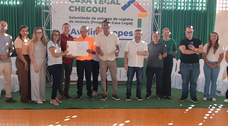 Programa Casa Legal beneficia 428 famílias em Avelino Lopes