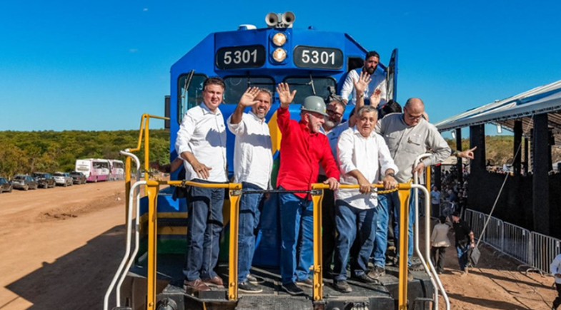 Lula visita trecho da Transnordestina no Ceará | Ricardo Stuckert/PR