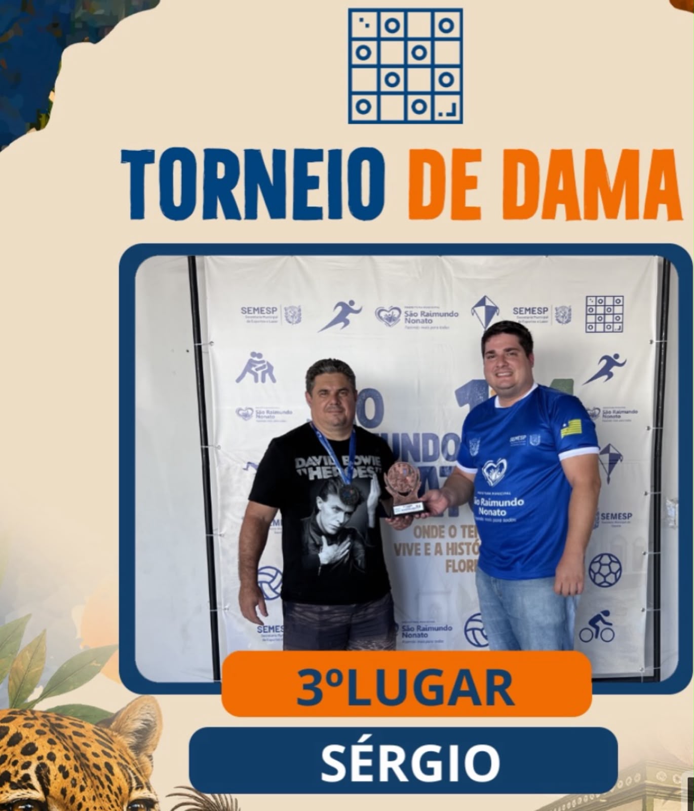 Torneio Municipal de Dama- Divulgação/ASCOMTorneio Municipal de Dama- Divulgação/ASCOM