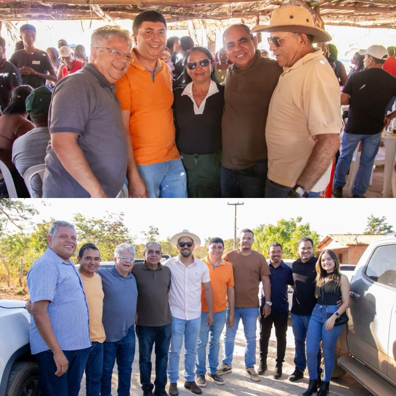 Prefeito Delismon Soares -  Festa do Vaqueiro no Assentamento Regalo