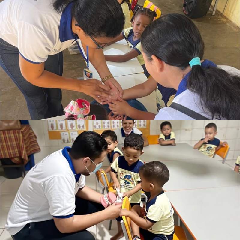 Ação educativa do Programa Saúde na Escola - Divulgação/ASCOMAção educativa do Programa Saúde na Escola - Divulgação/ASCOM