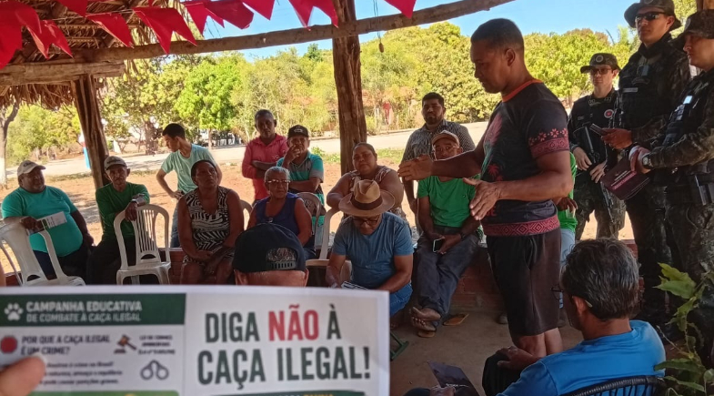 Roda de conversa no Assentamento Flores aborda combate à caça ilegal e preservação da fauna em Uruçuí
