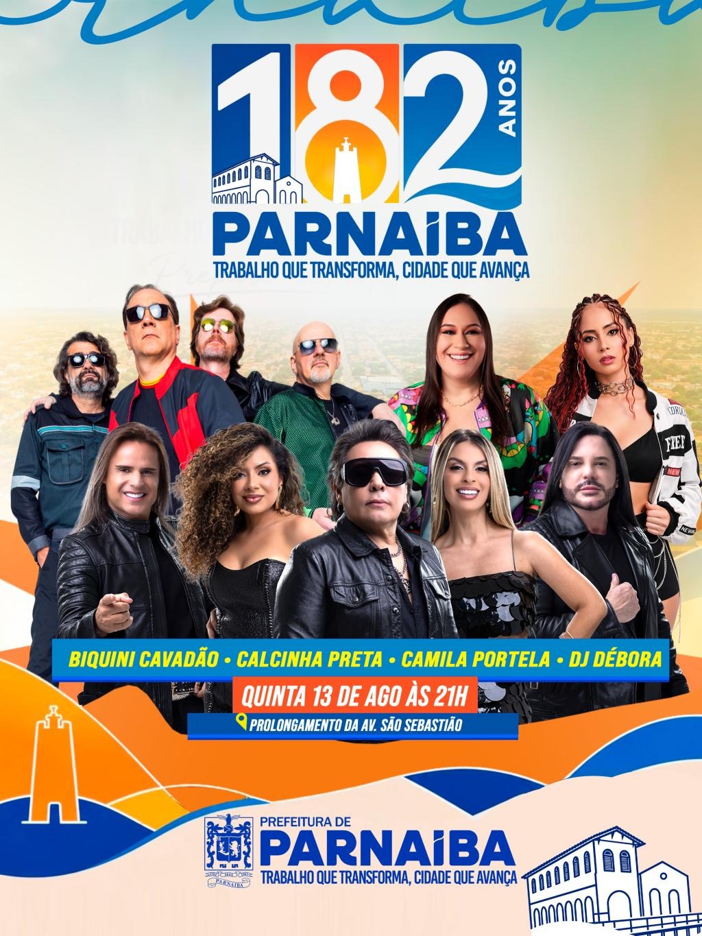  É hoje! Show de Calcinha Preta em comemoração aos 182 anos de Parnaíba  - Imagem 1