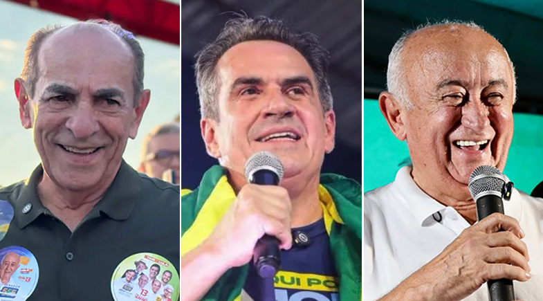 Marcelo Castro, Ciro Nogueira e Júlio César | Montagem / Meio Norte