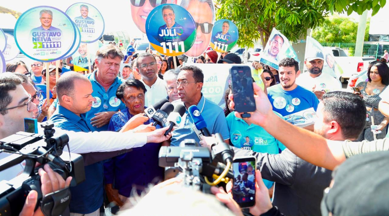 Joel em campanha eleitoral em Teresina | Divulgação