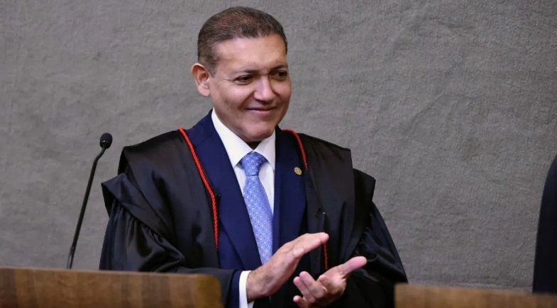 O ministro Kassio Nunes Marques em posse como presidente do TSE  |  Antônio Augusto/STF