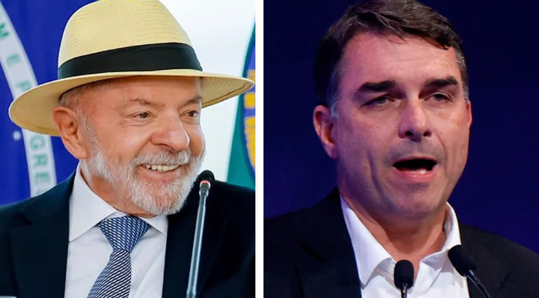Pesquisa BTG-Nexus: Lula tem 41% das intenções de voto no 1º turno; Flávio, 37%  | Reprodução
