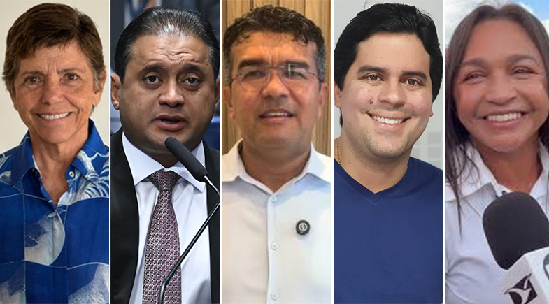 Roseana, Weverton, Lahesio, Fufuca e Eliziane | Montagem / Meio Norte