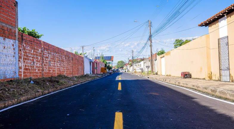 Rua pavimentada | Divulgação/Ascom