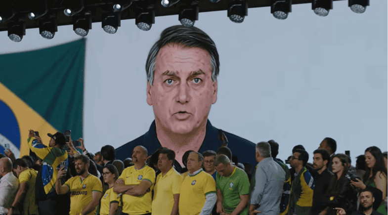 Convenção em que vídeo de Jair Bolsonaro foi exibido | Reprodução/PL