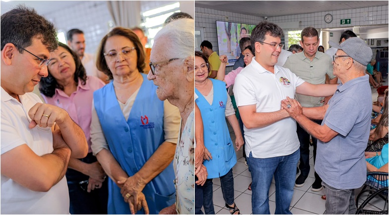 Rafael visita Casa Frederico Ozanam | Divulgação/Ascom