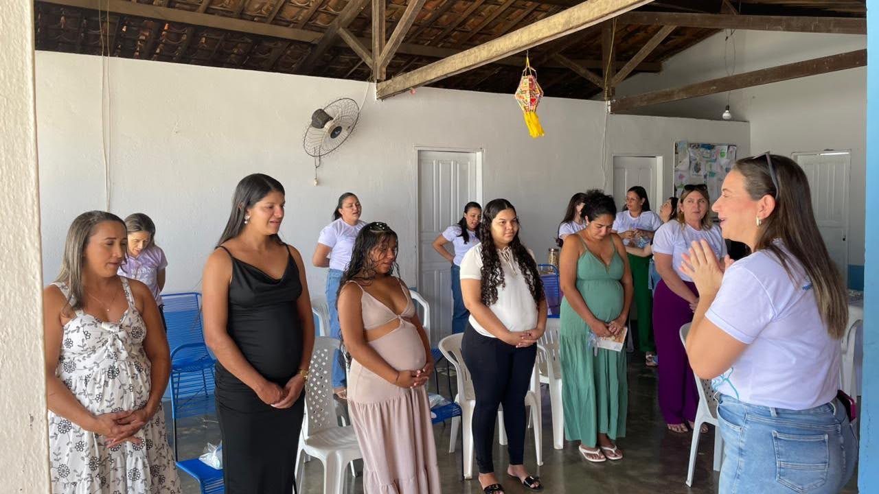 Francisco Santos realiza roda de conversa com gestantes durante VIII Semana da Gestante e do Bebê | Divulgação/AscomFrancisco Santos realiza roda de conversa com gestantes durante VIII Semana da Gestante e do Bebê | Divulgação/Ascom
