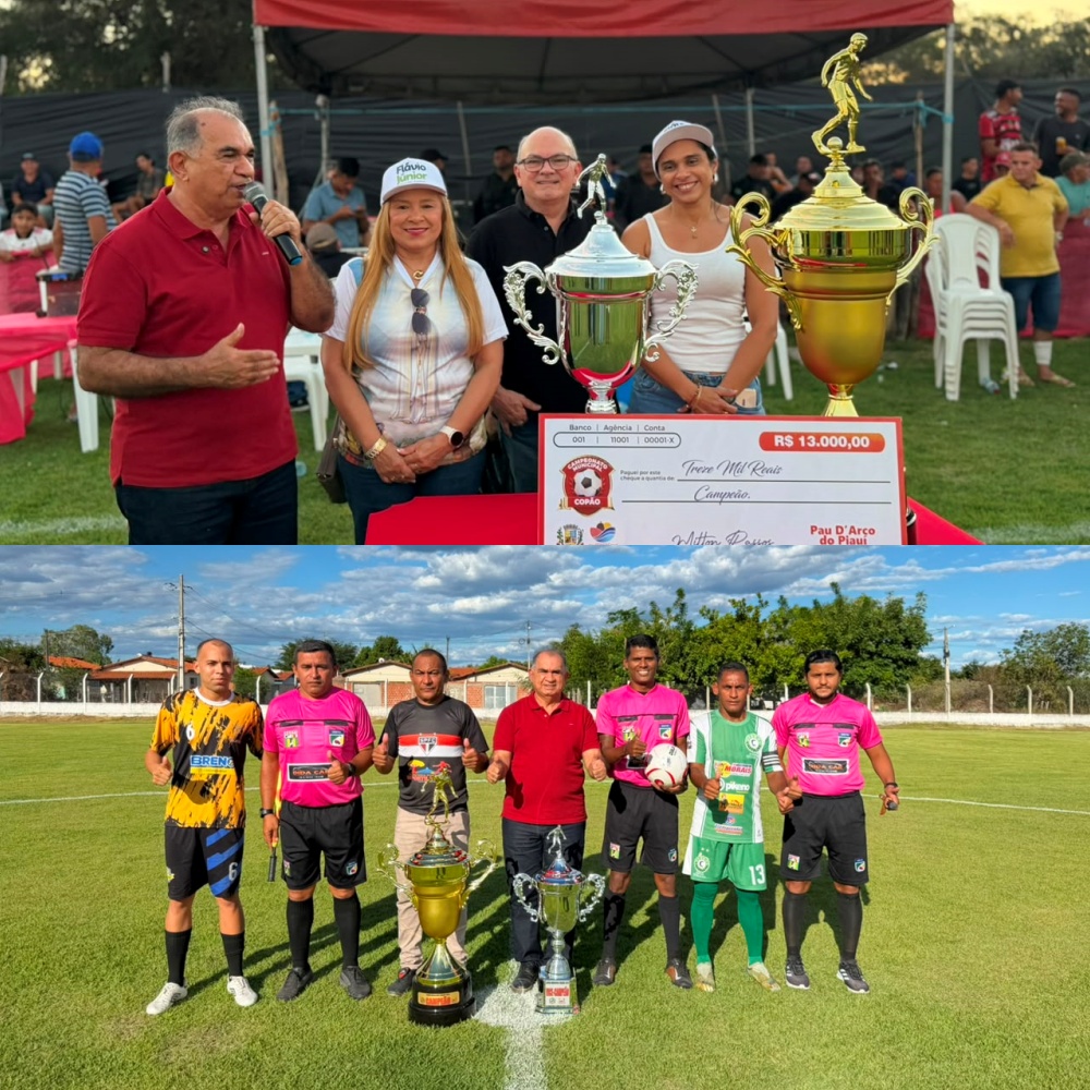 Final do Copão Municipal de Pau D'Arco reúne atletas e público e encerra competição com premiação de R$ 25 mil - Imagem 1