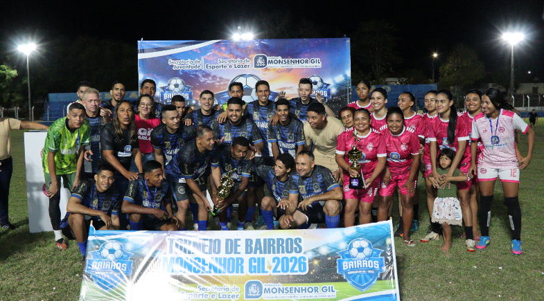 Campeonato de Bairros de Monsenhor Gil encerra edição com finais no Estádio Cariocão; confira fotos