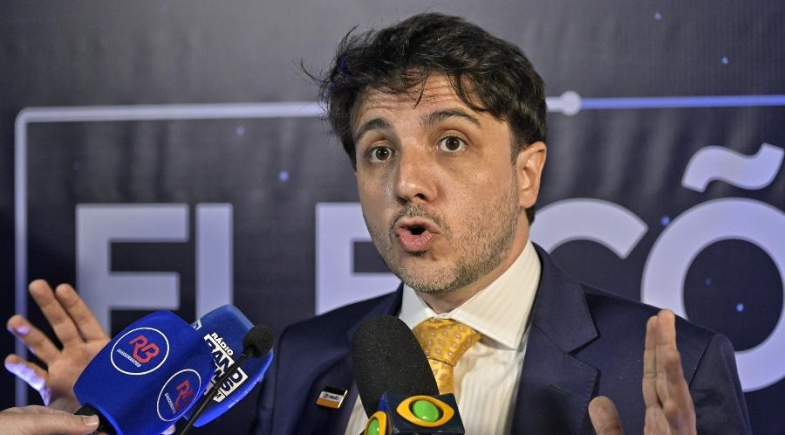 O candidato à presidência Renan Santos (Missão) | Renato Pizzutto/Band