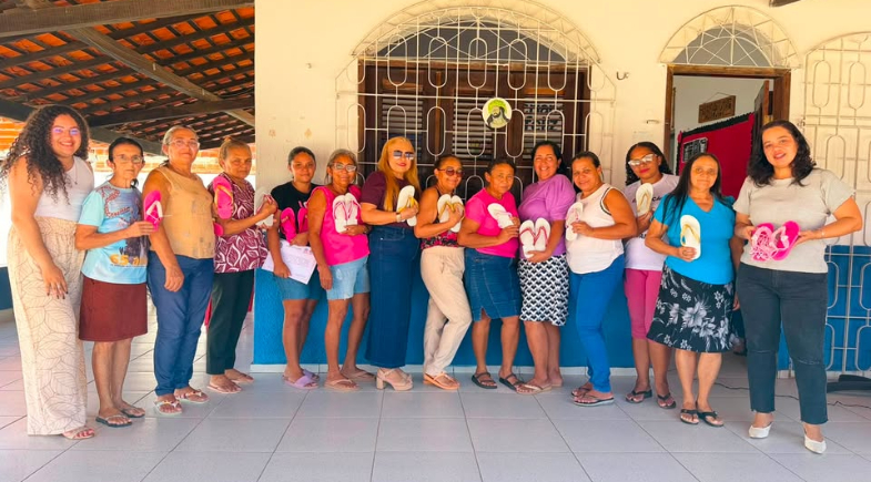 Prefeitura de Pau D'Arco do Piauí realiza nova edição do curso de personalização de chinelos