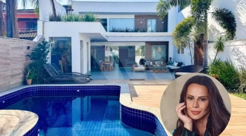 Três andares, piscina e sauna: conheça a nova mansão de Viviane Araújo; fotos