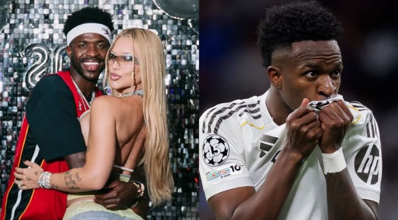 Virginia Fonseca comemora renovação de Vini Jr. no Real Madrid