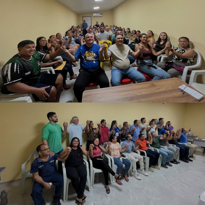 Tiel Sales realiza reunião de alinhamento com servidores de Tanque do Piauí - Divulgação/ASCOM