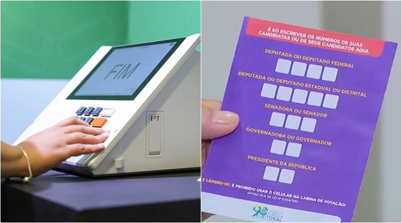 Veja como montar sua colinha e treinar em uma urna virtual | Reprodução