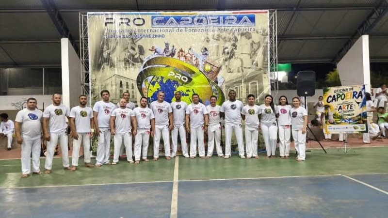 Associação Arte Sertão promove intercâmbio de capoeira e fortalece cultura