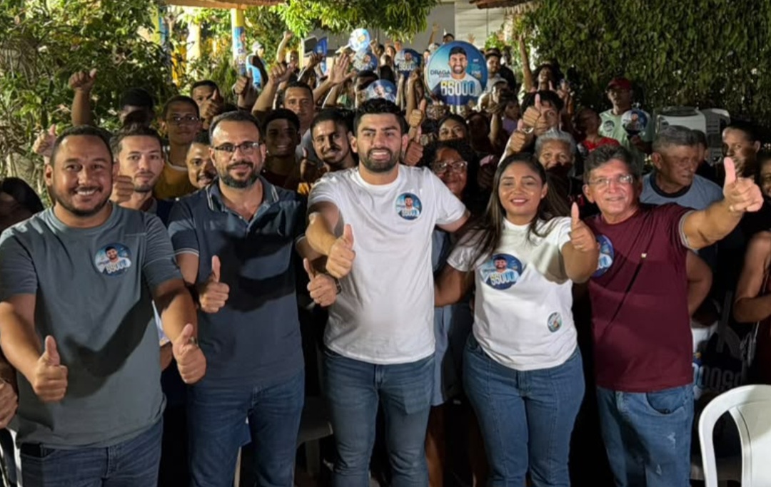 Eduardo Draga Alana e Maycon Danilo em grande reunião política