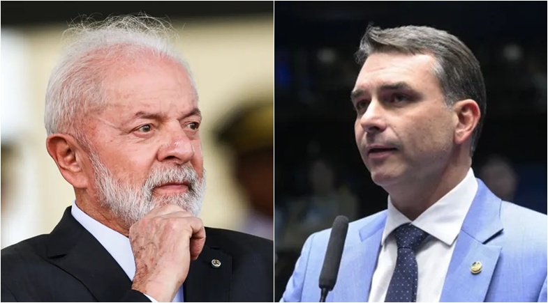 Lula e Flávio Bolsonaro | Marcelo Camargo/Agência Brasil e Carlos Moura/Agência Senado