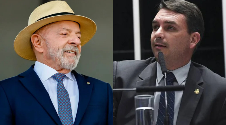 Datafolha, 2º turno: Lula, 46%; Flávio Bolsonaro, 44% | Reprodução