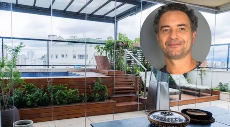 Dois andares, piscina e 400 bonecos: veja como é a cobertura de Marco Luque em São Paulo