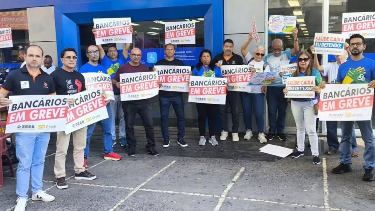 Funcionários do Banco do Brasil e da Caixa entram em greve por tempo indeterminado em SE (Foto: Reprodução/ Arquivo pessoal)