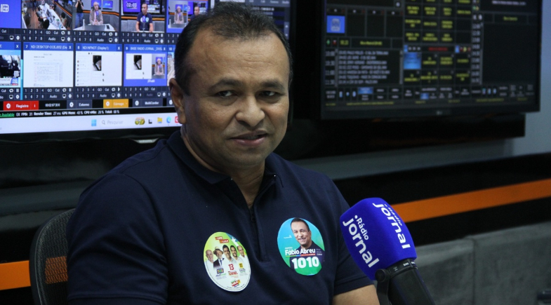 Candidato a deputado federal Capitão Fábio Abreu (Republicanos) | Raíssa Morais/ Meio News