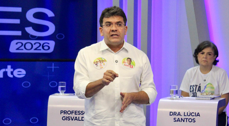 Rafael Fonteles no debate da Tv Meio Norte em 2026 | Raíssa Morais/Meio News
