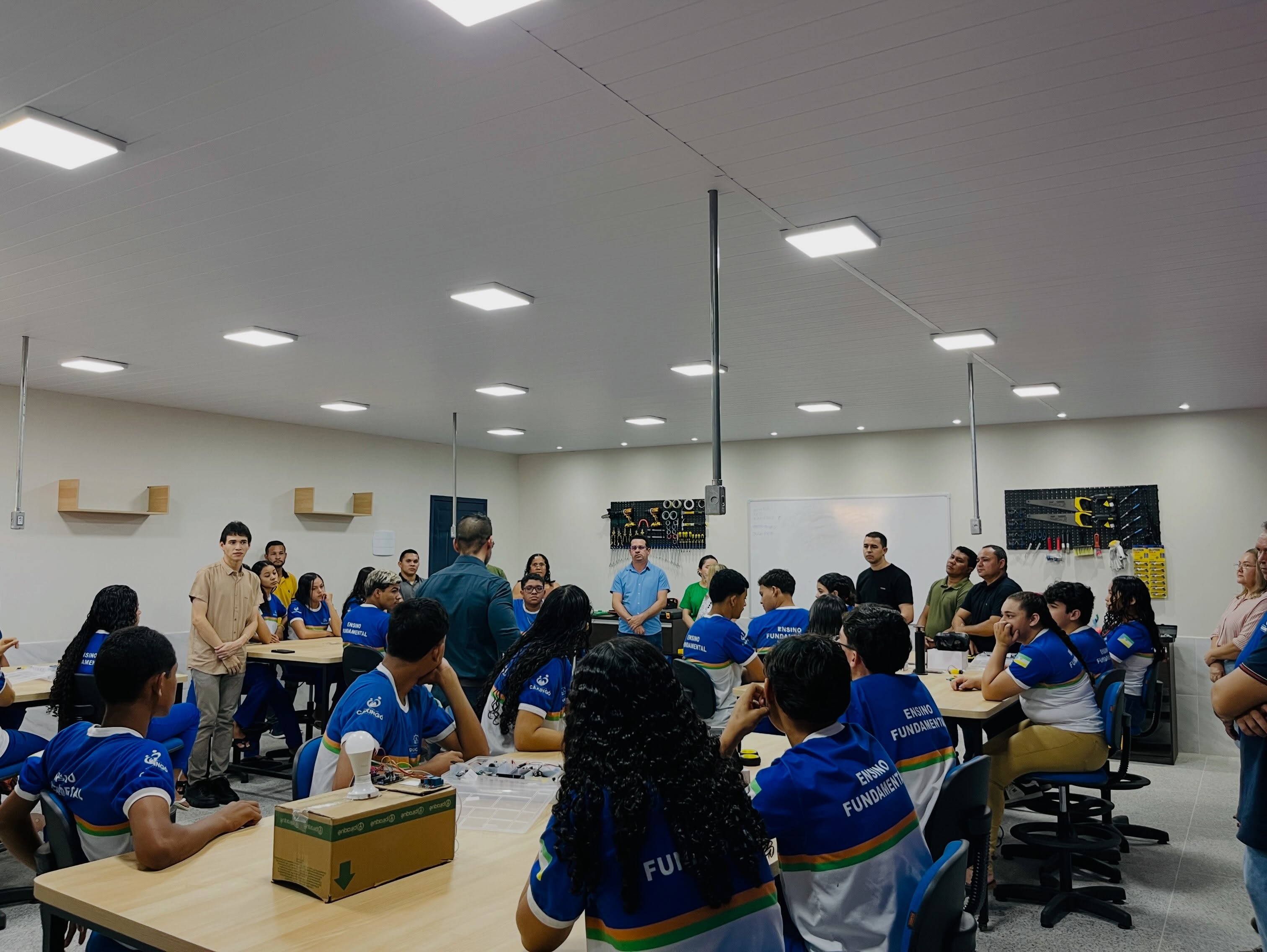 Caxingó inaugura Sala Maker na Escola Municipal Felipe Neris Machado; saiba o que é | Divulgação/Ascom