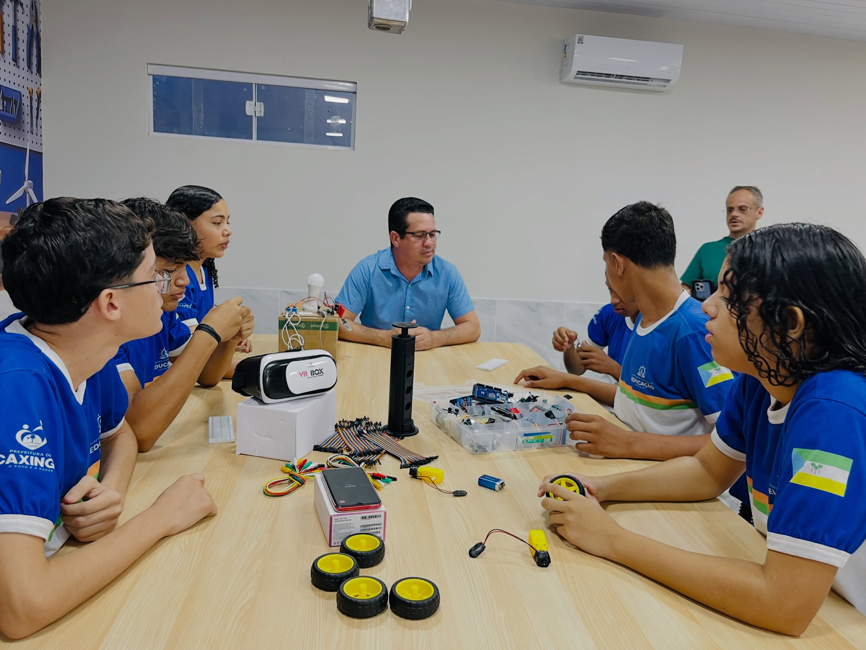 Caxingó inaugura Sala Maker na Escola Municipal Felipe Neris Machado; saiba o que é | Divulgação/AscomCaxingó inaugura Sala Maker na Escola Municipal Felipe Neris Machado; saiba o que é | Divulgação/Ascom
