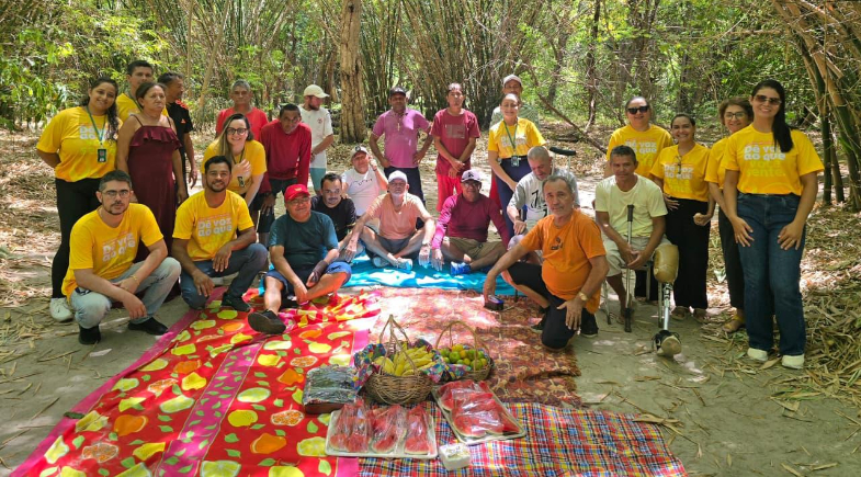 CAPS AD promove atividade do Setembro Amarelo no Horto Florestal de Piripiri