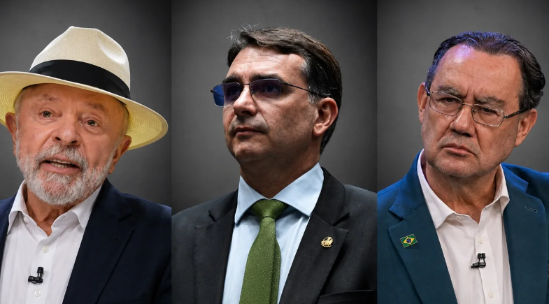 Quaest em MG: Lula, 35%; Flávio Bolsonaro, 30% e Cury, 5% | Reprodução