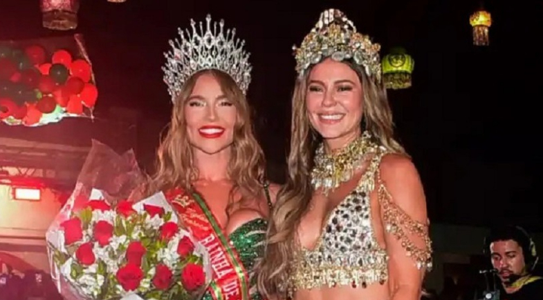 Virginia reage ao anúncio de Paolla Oliveira como Rainha da Imperatriz