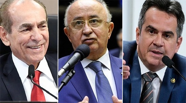 Marcelo Castro, Júlio César e Ciro Nogueira | Divulgação